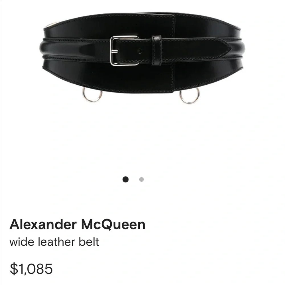 Sold Alexander McQueen belt, unfortunately too big on me now. - Picture 1 of 5